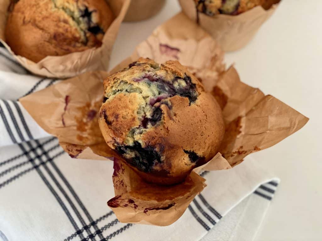 Blueberry Spelt Muffins - Single Muffin